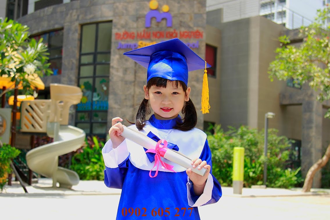 Nhận đặt may áo tốt nghiệp mẫu giáo mới nhất